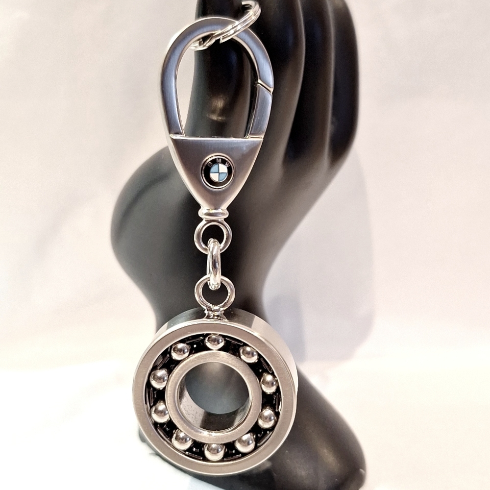 # 123 BMW self aligning ball bearing keychain